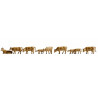 FIGURES - Cows, dark brown -Noch 36722
