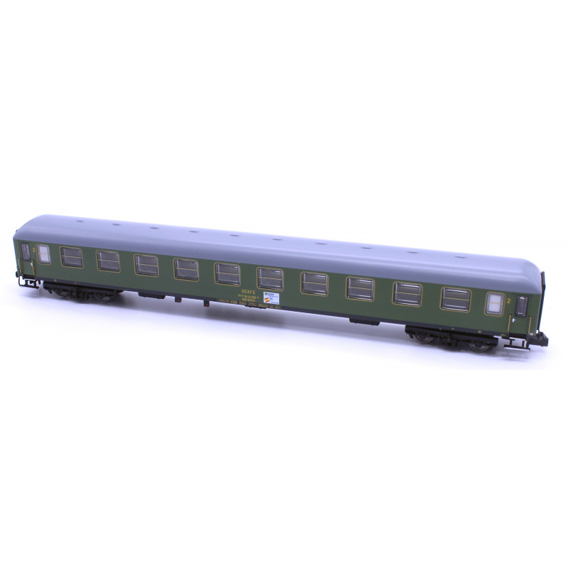 Coche 2ª clase BB-8010 Renfe Verde UIC con logo Mundial 82. Ep.IV. Mftrain N50851