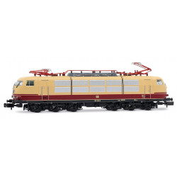 DB, electric locomotive class 103, long bodyshell, black chassis. - Arnold HN2641