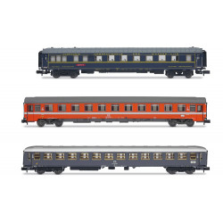 FS "Alpen Express" Roma-Munich. Sets: 1 coche  WR, 1 coche Eurofima, 1 coche UIC-X. Ép IV. HN4467