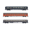 FS "Alpen Express" Roma-Munich. Sets: 1 coche  WR, 1 coche Eurofima, 1 coche UIC-X. Ép IV. HN4467