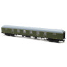 Coche Postal DGDC-3006 verde (versión origen) Ép.III. Mftrain N50121