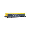 RENFE, locomotora diésel 352-003 "Virgen del Perpetuo Socorro" decoración amarillo-gris,  ép V. Sonido- Arnold HN2674S