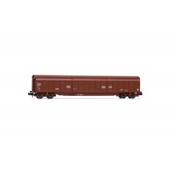 RENFE, 4-axle wagon with sliding walls Habis/JJ2, brown livery - Arnold HN6486